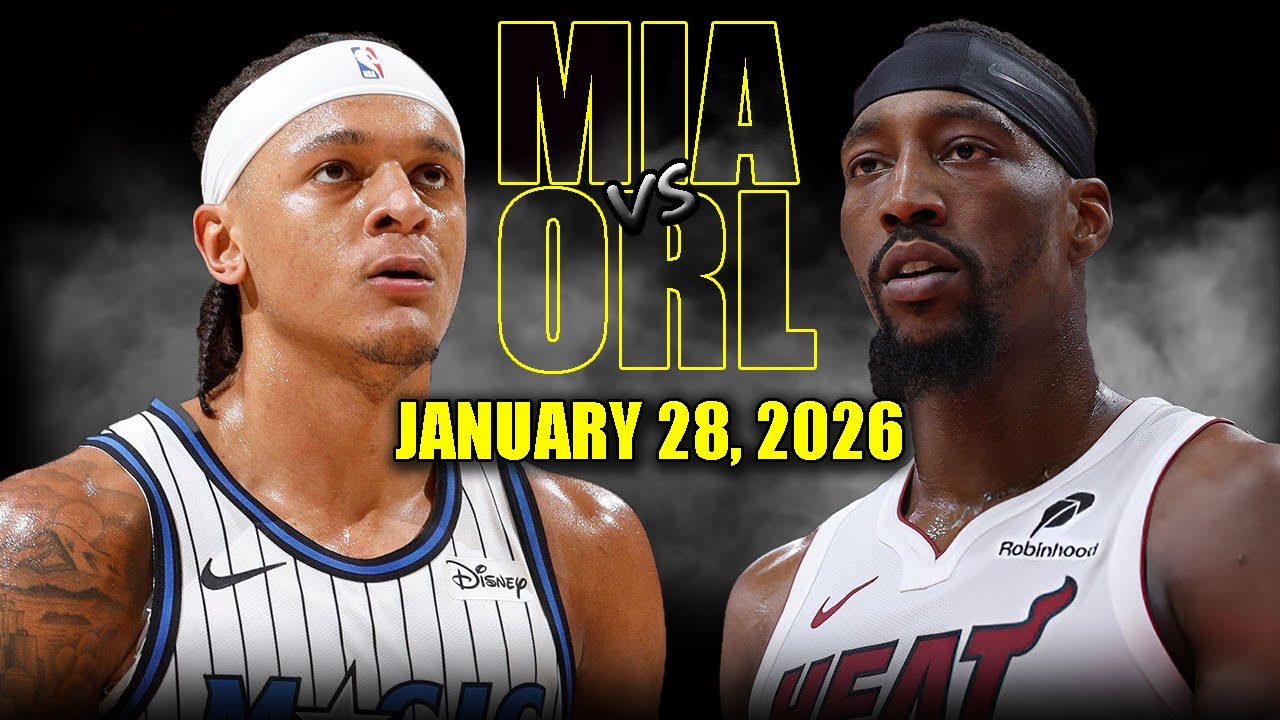 Miami Heat vs Orlando Magic Full Game Highlights – January 28, 2026 | NBA Season