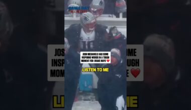 Coach McDaniels with a word of  motivation 😌