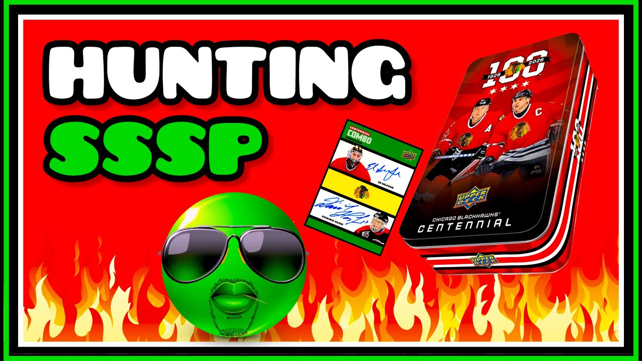 SSSP? 2025-26 Upper Deck Chicago Blackhawks Centennial Hockey Hobby Tin Break (2026)