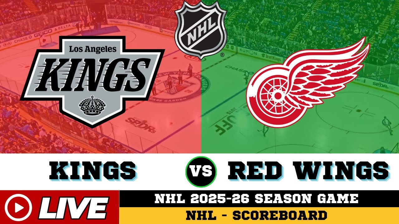 🔴LIVE : Los Angeles Kings Vs Detroit Red Wings | NHL 2026 | NHL Live SCOREBOARD | 28/01/2026