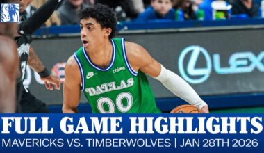 Mavericks Highlights vs. Minnesota Timberwolves | January 28, 2026