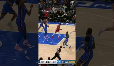 Can we get a speedgun on this pass from JWill? 😮‍💨 #okcthunder