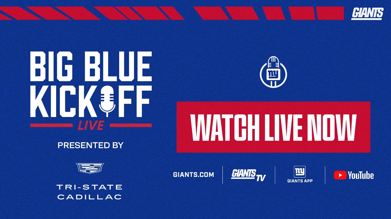 🔴 LIVE: Big Blue Kickoff Live 1/29 | New York Giants