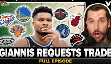 Reaction to GIANNIS TRADE REQUEST from Bucks: Warriors, Knicks, Rockets, Timberwolves big suitors