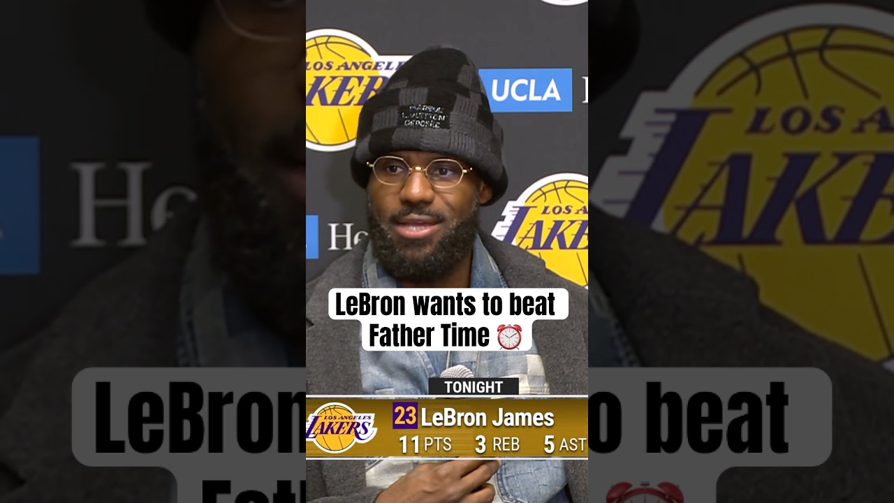 LeBron James v. Father Time 👊