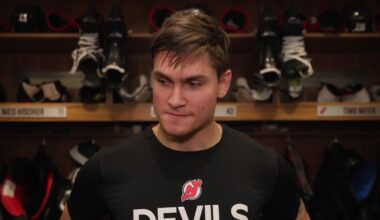 Tsyplakov, Kovacevic, Keefe talk before facing Nashville