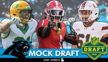 Carolina Panthers Select 3 DEMONS In 2026 NFL Mock Draft