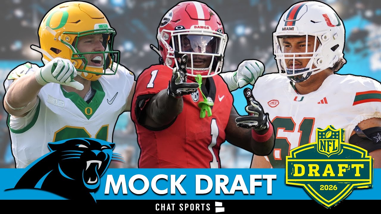 Carolina Panthers Select 3 DEMONS In 2026 NFL Mock Draft