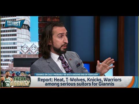 FIRST THINGS FIRST | Nick Wright STUNS, Golden State Warriors MUST TRADE For Giannis | NBA