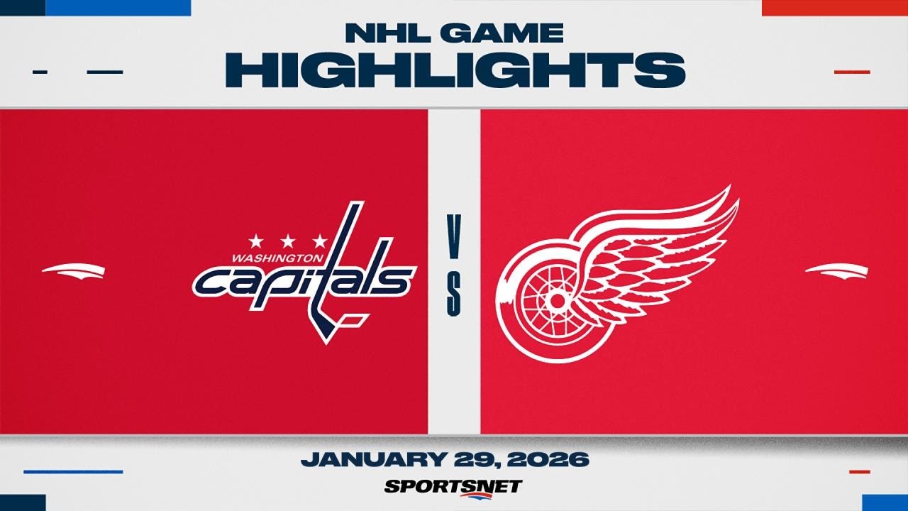 NHL Highlights | Capitals vs. Red Wings - January 29, 2026