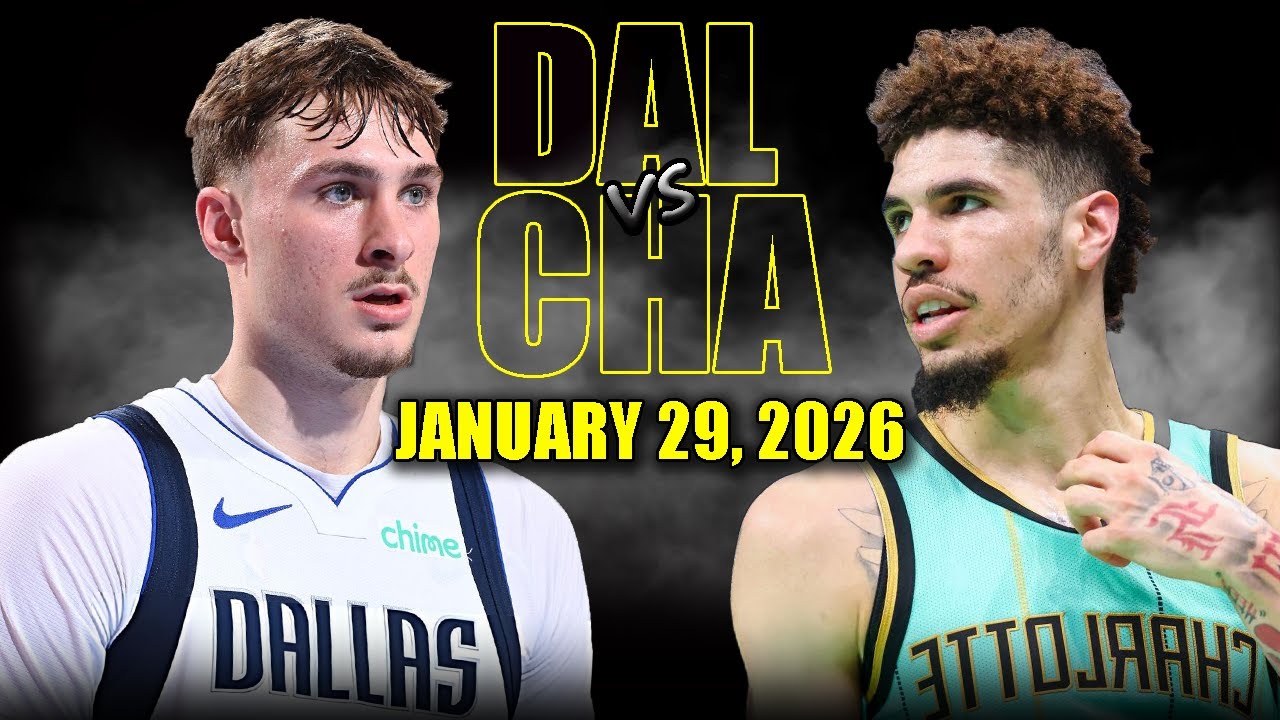 Dallas Mavericks vs Charlotte Hornets Full Game Highlights – January 29, 2026 | NBA Season