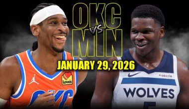 Oklahoma City Thunder vs Minnesota Timberwolves Full Game Highlights – January 29, 2026 | NBA Season
