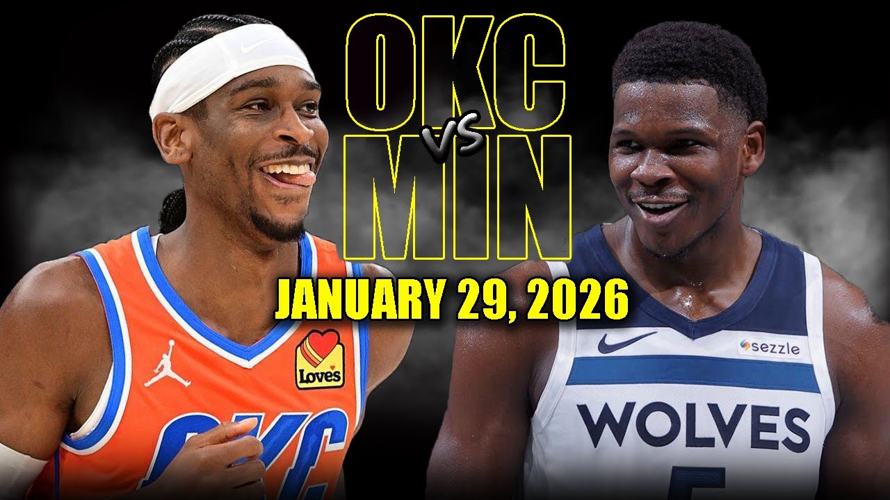 Oklahoma City Thunder vs Minnesota Timberwolves Full Game Highlights – January 29, 2026 | NBA Season