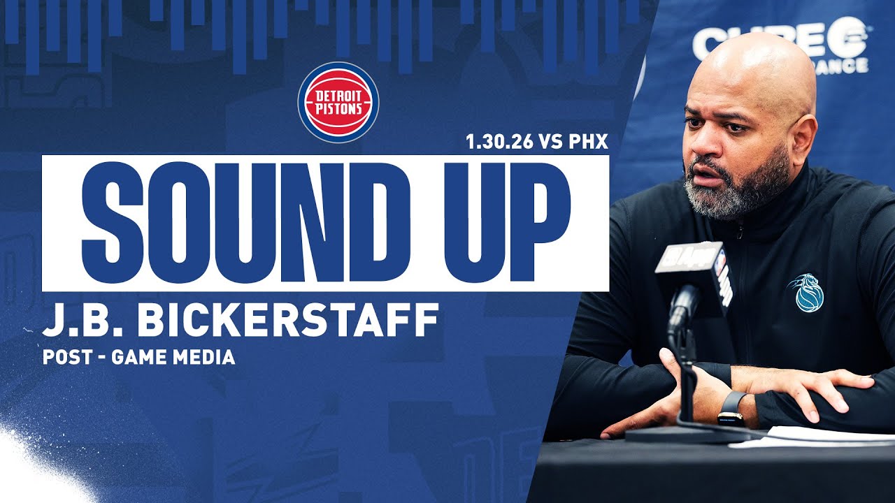 Post-Game Press Conference: J.B. Bickerstaff | Pistons vs. Suns  | 1.30.26