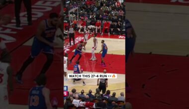 took over the 3rd with this 27-4 run 😏 #nba #nyknicks