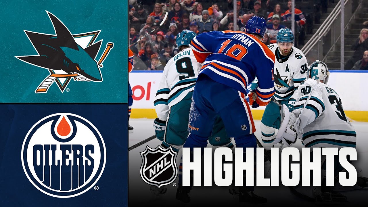 Sharks vs. Oilers | NHL Highlights | January 29, 2026