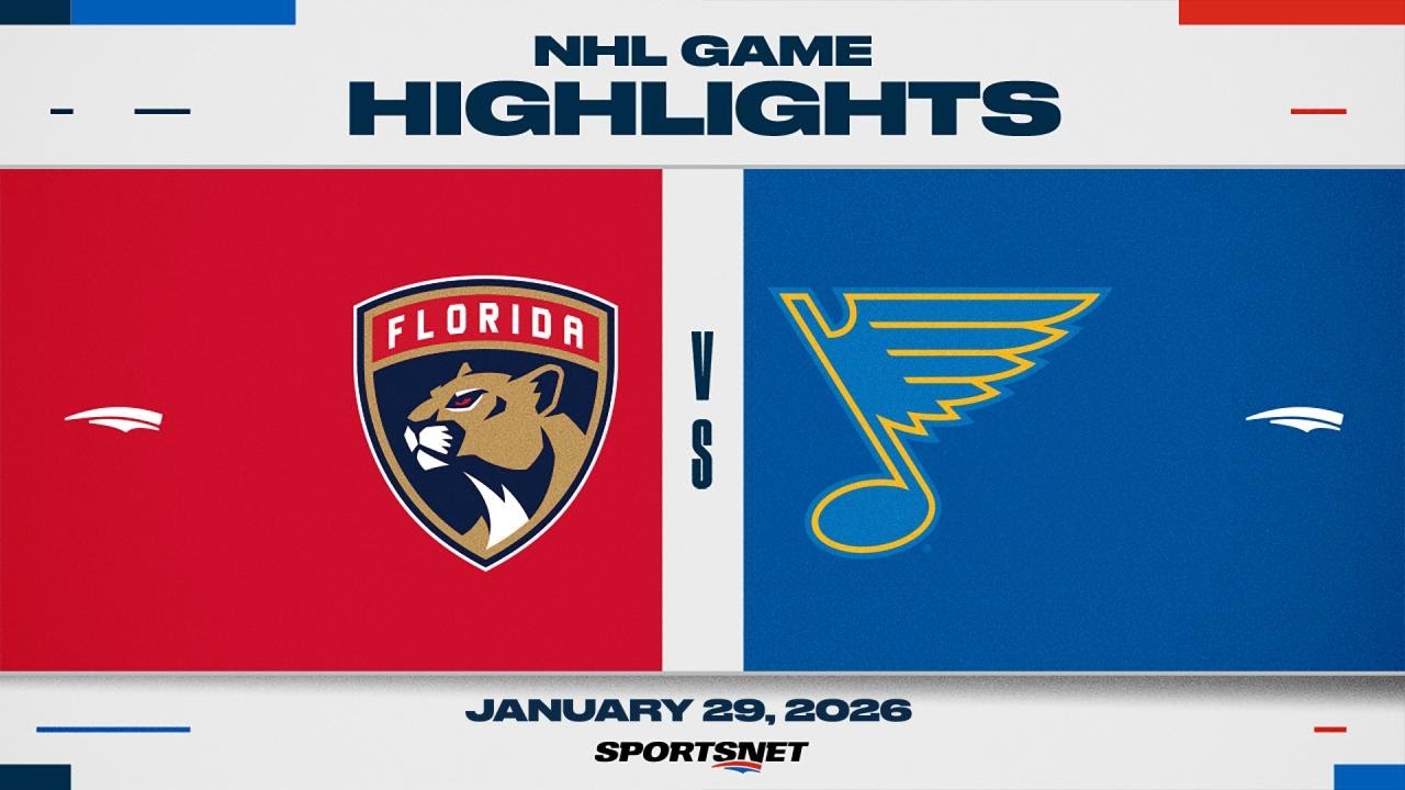 NHL Highlights | Panthers vs. Blues - January 29, 2026