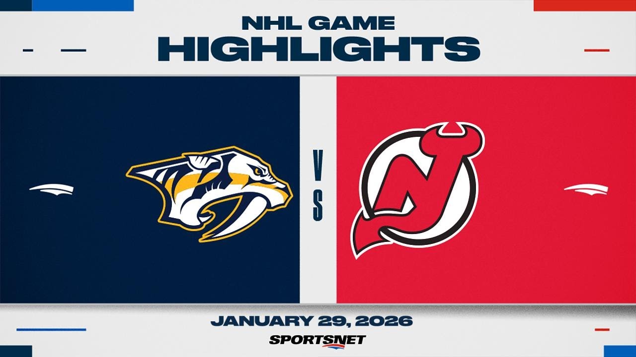 NHL Highlights | Predators vs. Devils - January 29, 2026