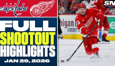 Washington Capitals at Detroit Red Wings | FULL Shootout Highlights - January 29, 2026