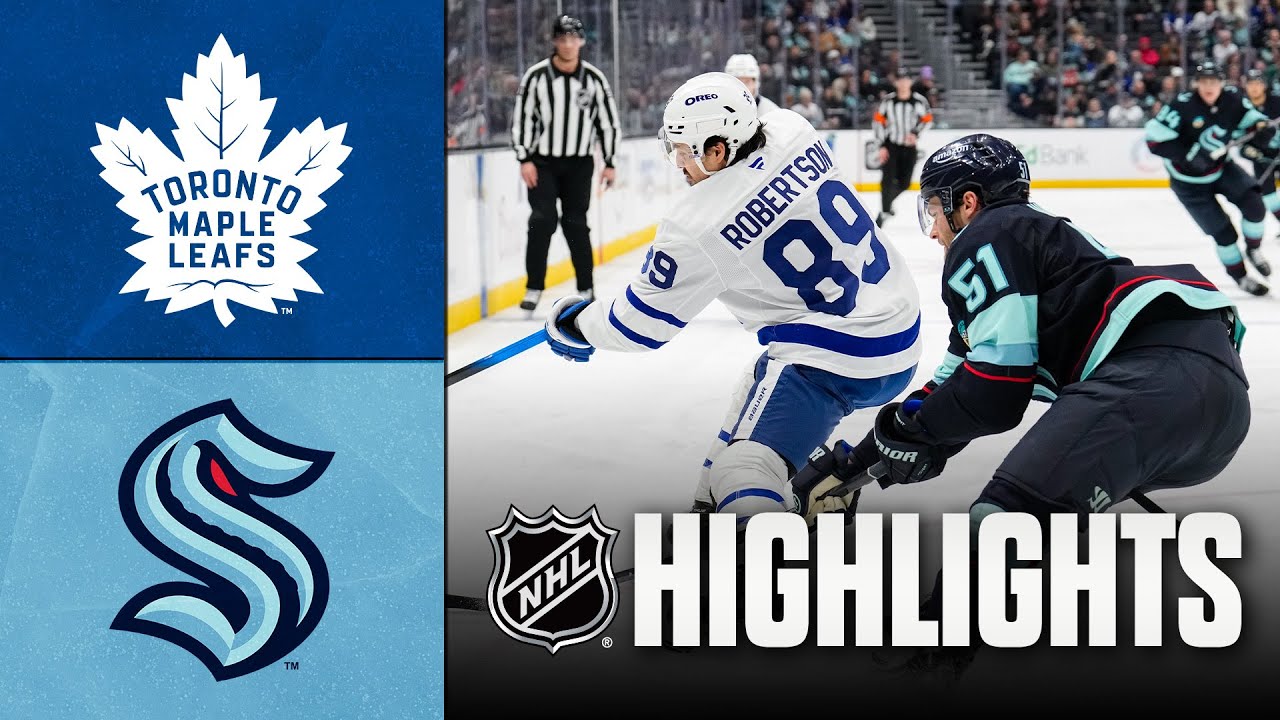 Maple Leafs vs. Kraken | NHL Highlights | January 29, 2026