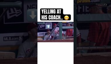 dugout drama.. 😤
