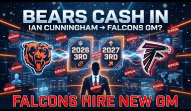 🚨🚨Bears Get BONUS DRAFT PICKS || Ian Cunningham OFFICIALLY HIRED AS Atlanta Falcons GM🚨🚨