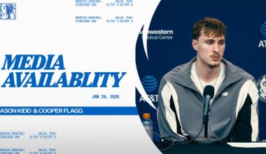 Jason Kidd & Cooper Flagg | Media Availability vs CHA | 1/29/26