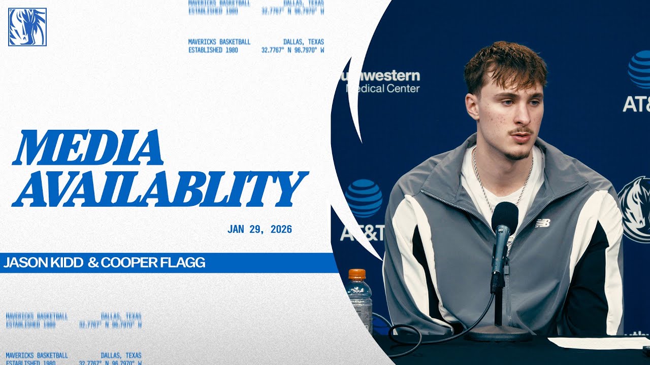 Jason Kidd & Cooper Flagg | Media Availability vs CHA | 1/29/26