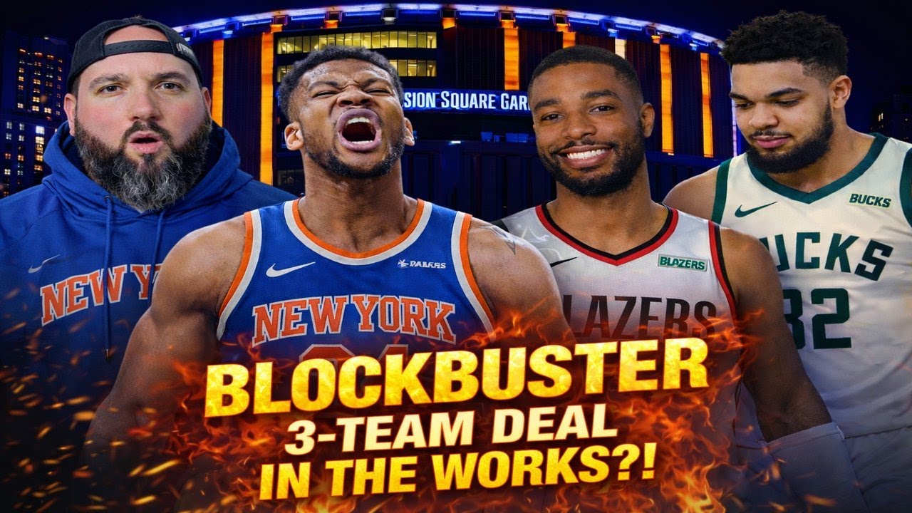 GIANNIS TO THE KNICKS?! Wild 3-Team Trade Scenario Just Leaked 👀