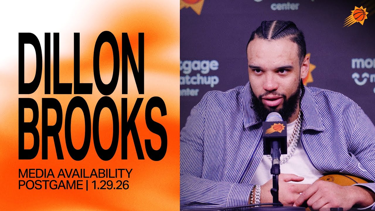 Dillon Brooks Postgame Media Availability | Phoenix Suns vs Detroit Pistons 1-29-26