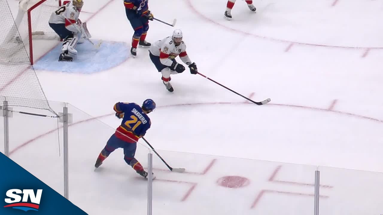 Jimmy Snuggerud’s Goal With 8.4 Seconds Left Lifts Blues Over Panthers