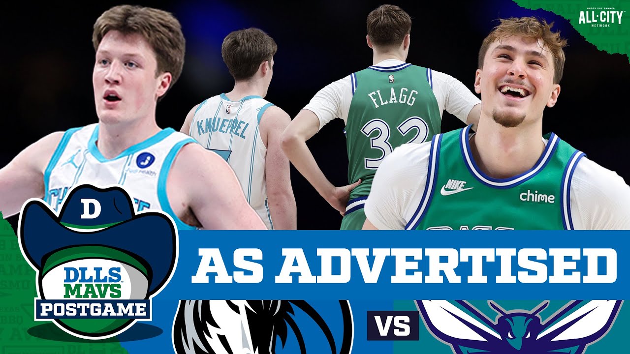 Cooper Flagg Scores 49 POINTS In Epic Duel Vs. Kon Knueppel & Hornets | DLLS MAVS POSTGAME