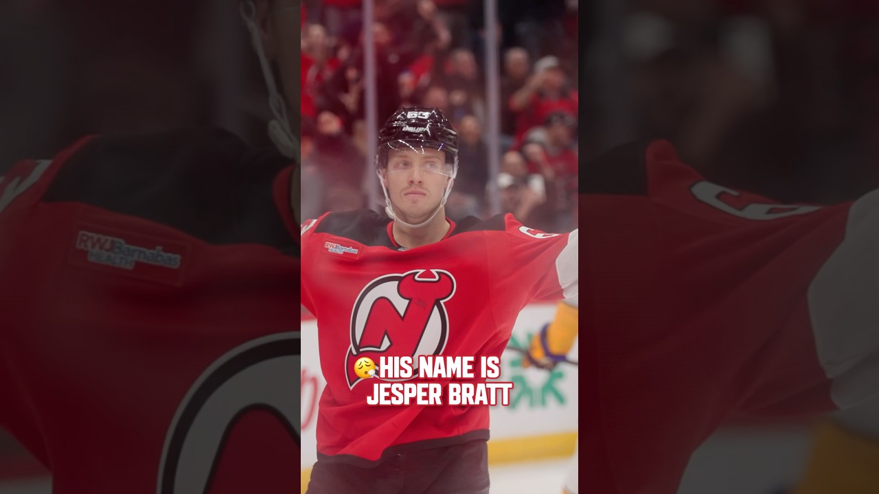 Dug deep into the utility belt for this one. #jesperbratt #devilsvspredators #NHL #njdevils #shorts
