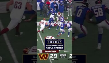 NFL HONORS DROY FINALISTS: Abdul Carter 💪