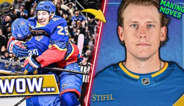 Blues making MOVES... This was INSANE