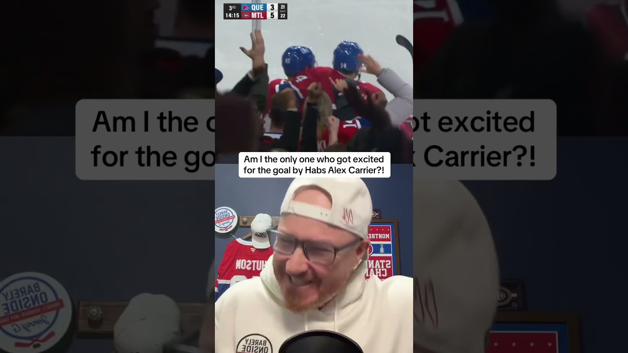 Alex Carrier was a BEAST for the Montreal Canadiens against the Avs!