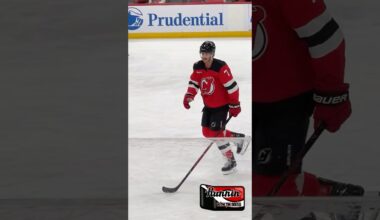 NJ Devils Dougie Hamilton Warmups #njdevils #shorts #shortsvideo #shortvideo #short #devils