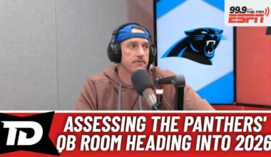 How confident should the Carolina Panthers be in their QB situation entering 2026?