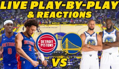 Detroit Pistons vs Golden State Warriors | Live Play-By-Play & Reactions