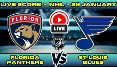 🔴 LIVE: Florida Panthers at St. Louis Blues | NHL Scoreboard | Jan 29 | Tkachuk vs Kyrou