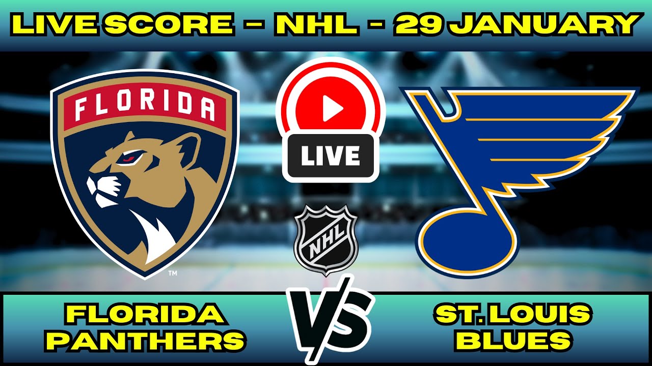 🔴 LIVE: Florida Panthers at St. Louis Blues | NHL Scoreboard | Jan 29 | Tkachuk vs Kyrou