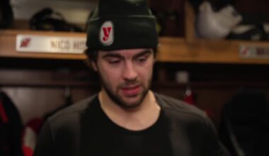 "A risky one" Hischier comments on his OT winner and more after Devils top Preds