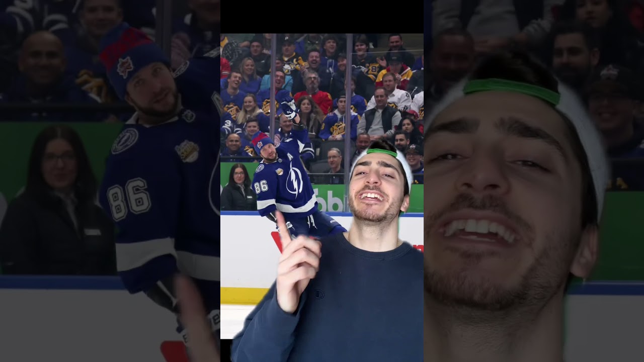 He was born to be a Villain.. and he clearly LOVES IT😂 #hockey #nhl #tampabaylightning