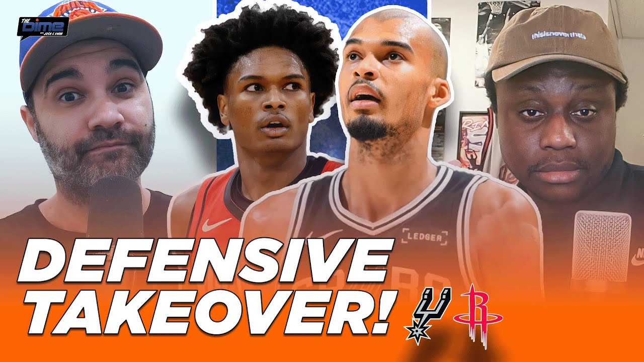 Spurs-Rockets Reaction: Wemby & Castle TAKE OVER, SA had HOU IN JAIL | The Dime With Josh and Kwab