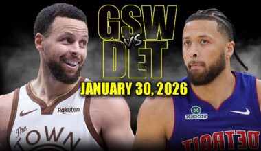 Golden State Warriors vs Detroit Pistons Full Game Highlights – January 30, 2026 | NBA Season