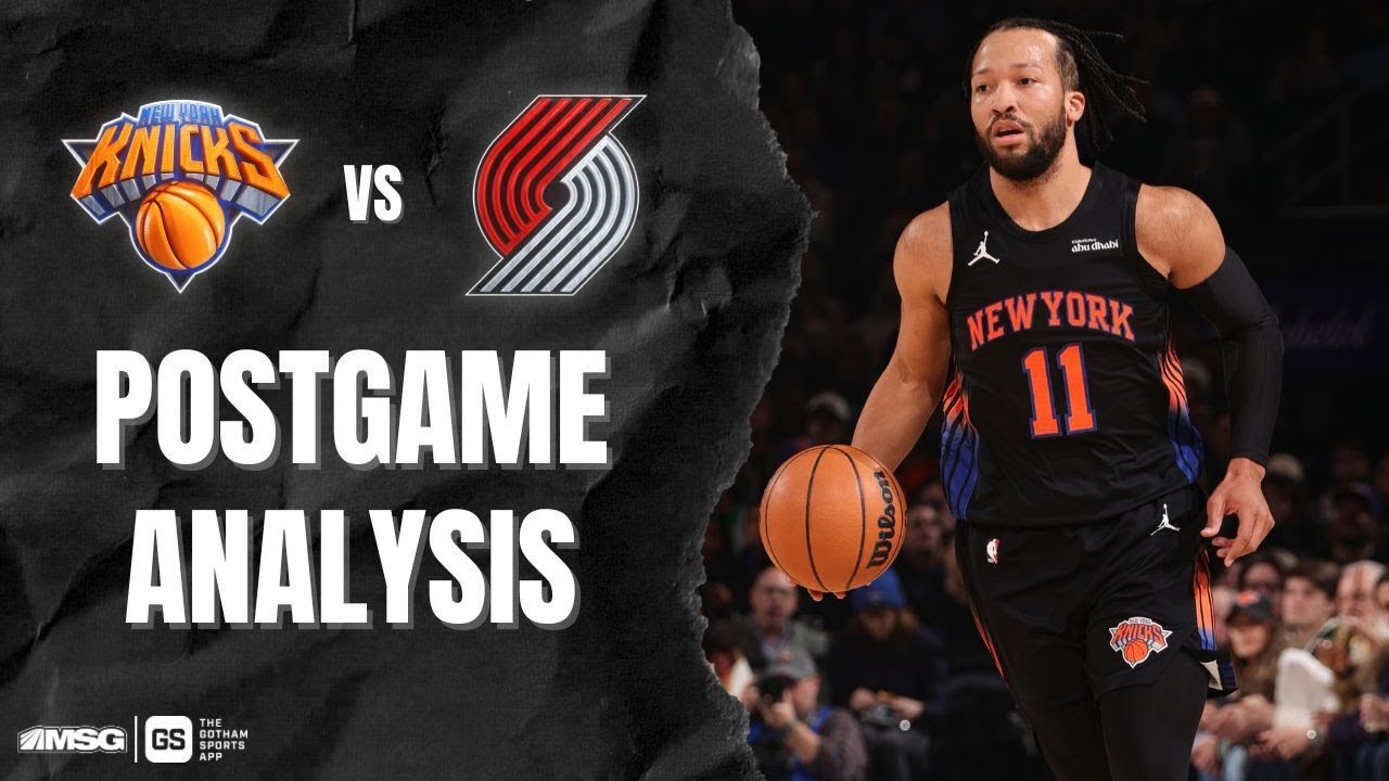 Knicks Win 5th Straight With Wire-To-Wire Victory Over Blazers | New York Knicks