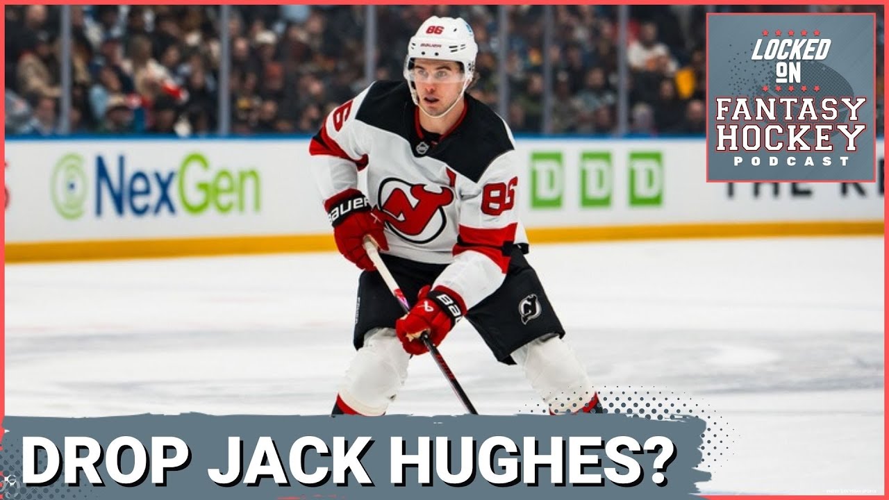 New Jersey Devils’ Jack Hughes INJURY CHAOS threatens playoff hopes: Hughes A NO-DRAFT In Fantasy?