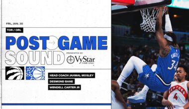 POSTGAME SOUND: TORONTO RAPTORS VS.ORLANDO MAGIC | COACH MOSE, WENDELL CARTER JR. & DESMOND BANE