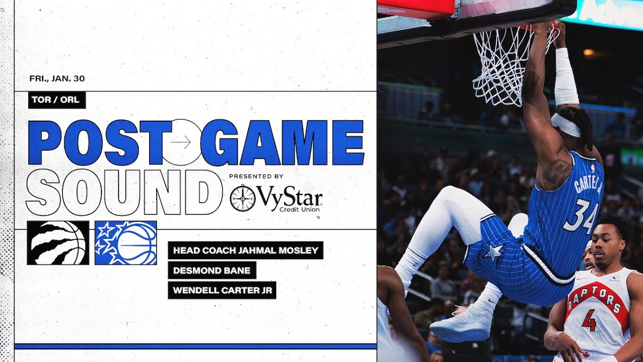 POSTGAME SOUND: TORONTO RAPTORS VS.ORLANDO MAGIC | COACH MOSE, WENDELL CARTER JR. & DESMOND BANE