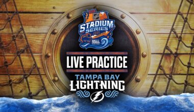 Tampa Bay Lightning Live Practice from Raymond James Stadium